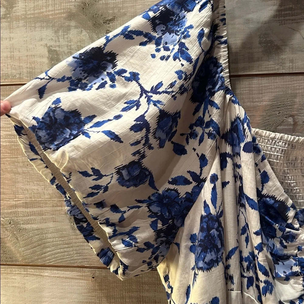 NWT Skies are Blue Floral maxi puff sleeve maxi dress size 3X - Picture 5 of 11